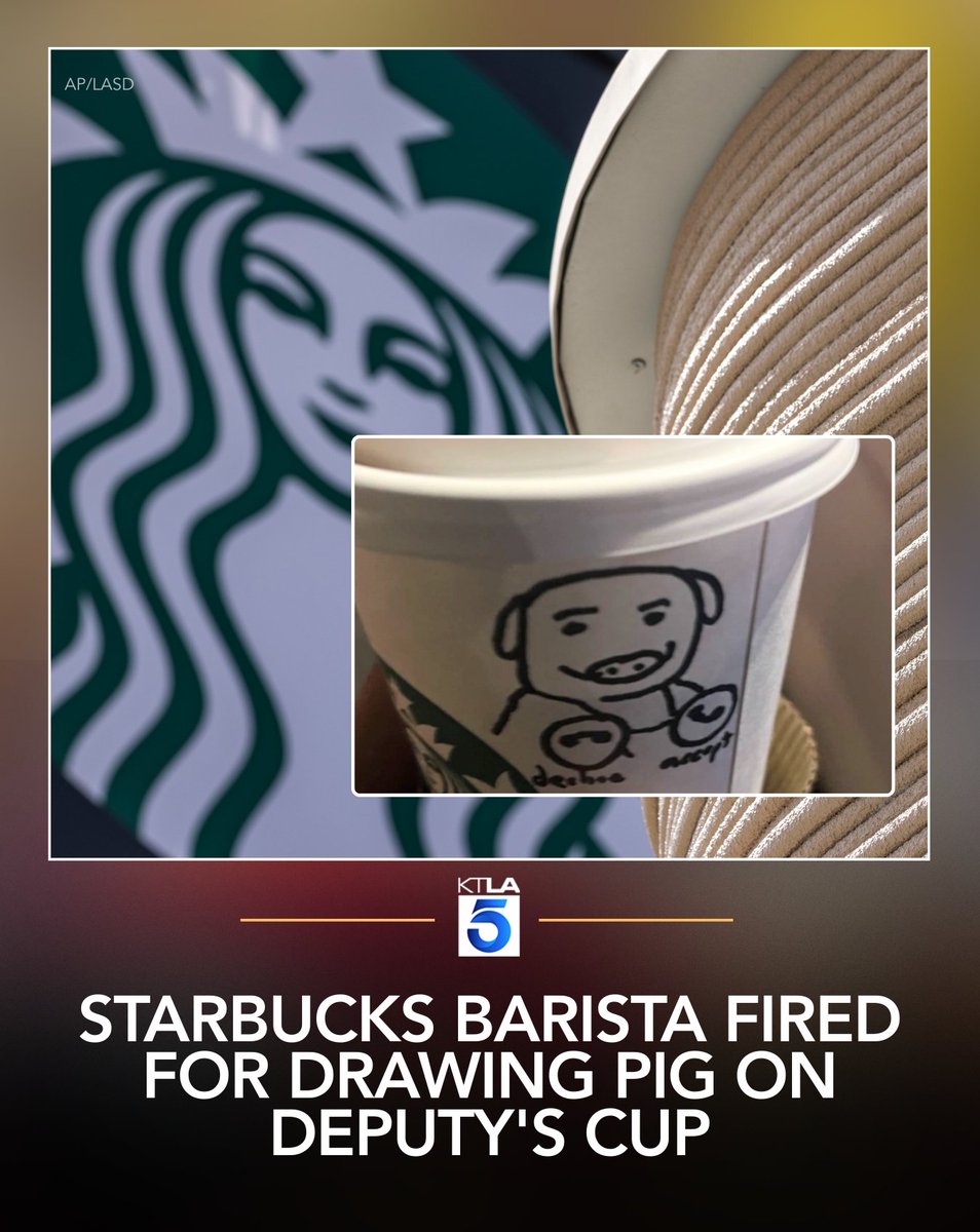 Starbucks Barista’s Pig Drawing on Law Enforcement Deputy’s Coffee Sparks Outrage