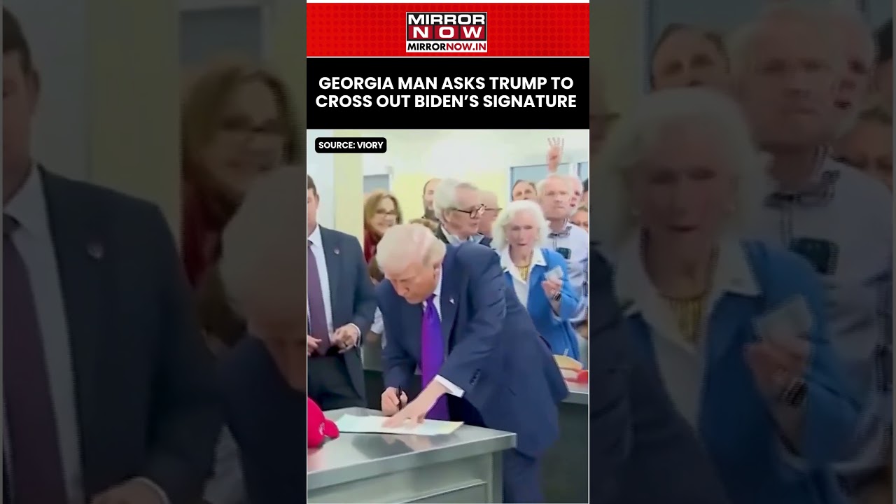 Georgia Man Demands Trump Sign Biden Award: “I Don’t Want His Name On This!”