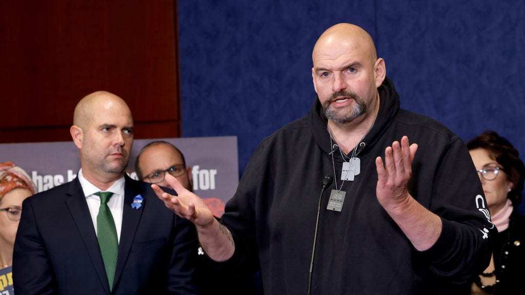 The Only Voice of Reason in the Democratic Party? Senator Fetterman Breaks with His Own