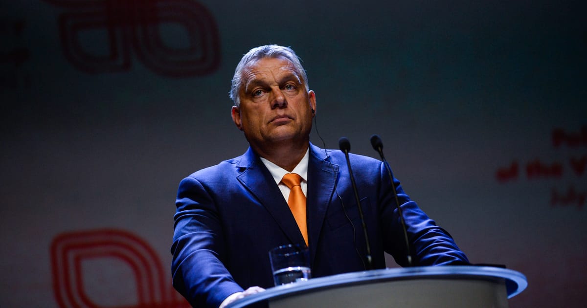 Orban Accuses Ukraine of Sabotaging Key TurkStream Gas Pipeline