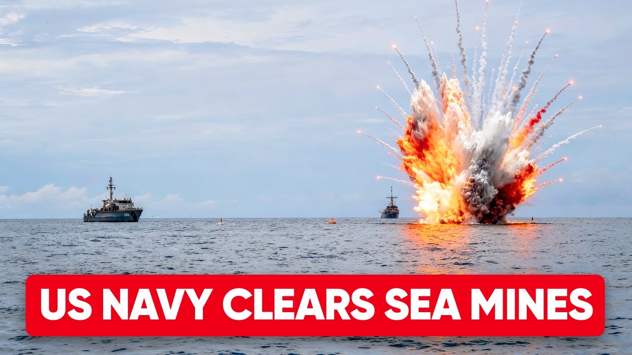 U.S. Navy Clears Strait of Hormuz Mines Under Trump, Strangling Iran’s Oil Exports