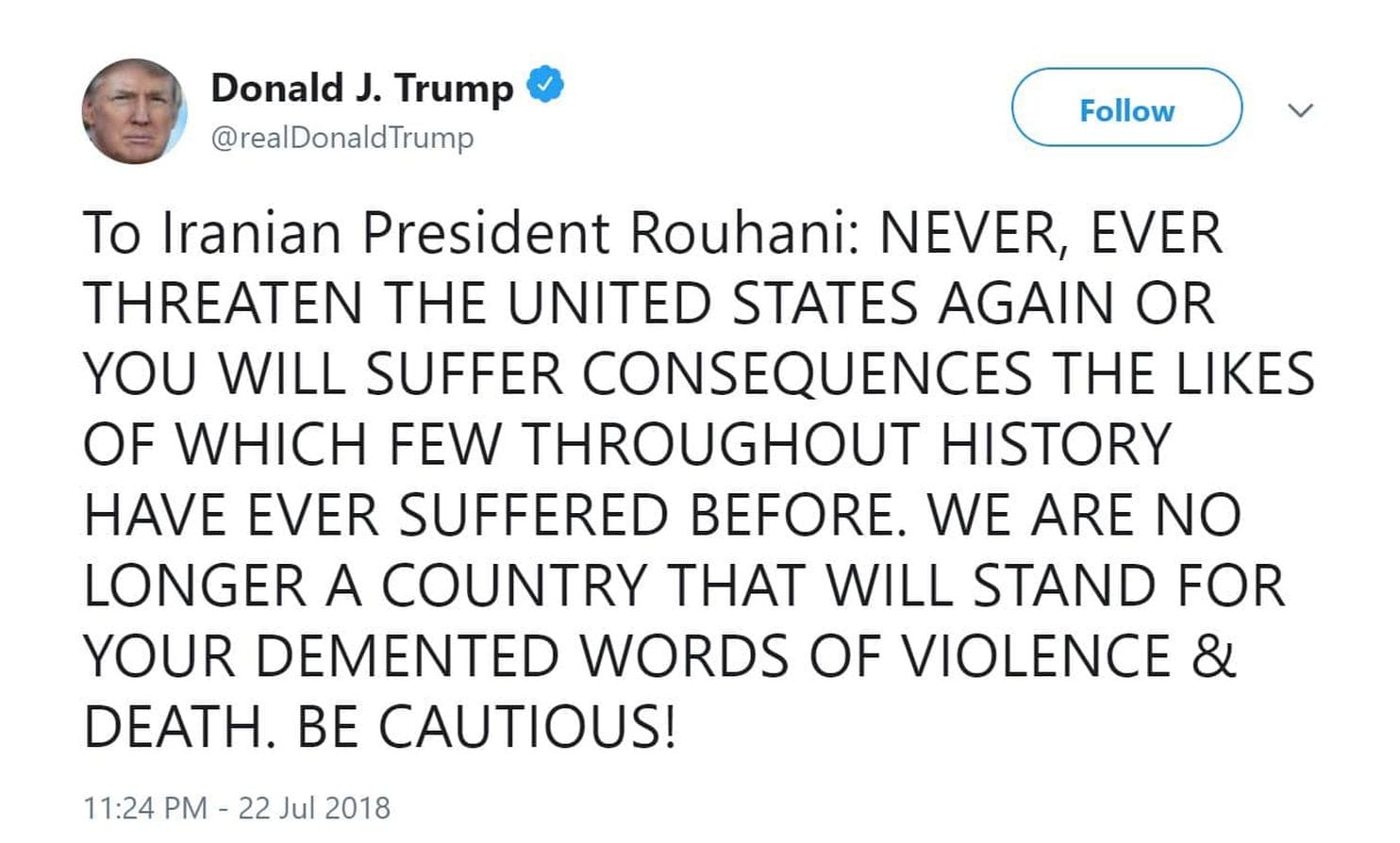 Trump’s Iran Remark: A Rhetorical Comparison, Not a Call for Bombing